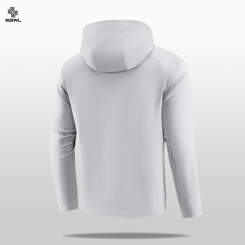SBWL New 2026 Autumn/Winter Men's Outdoor Sports Long Sleeve Base Shirt Ski Running Hiking Mountaineering Sports T-Shirt Tops