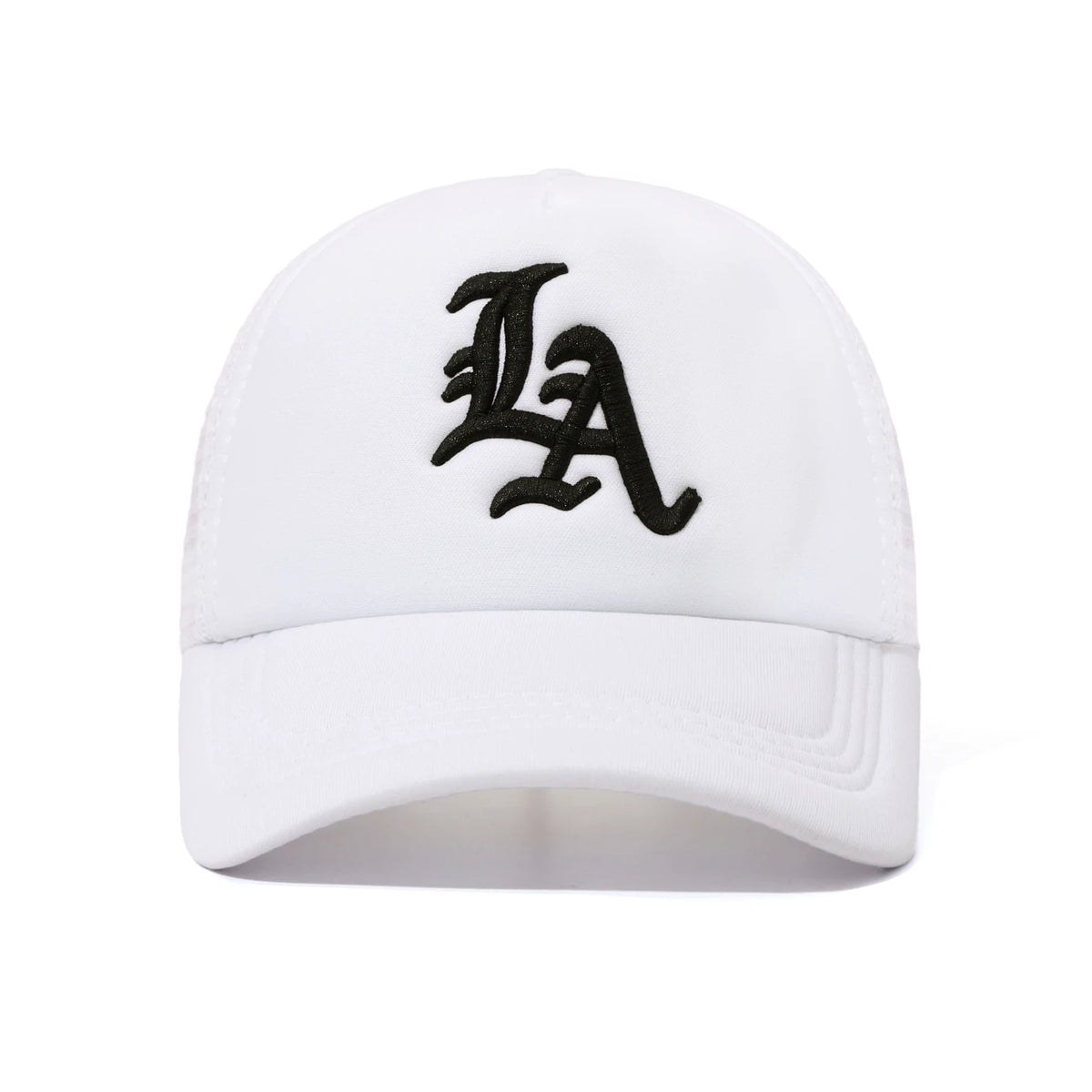 1pc/2pcs LA Embroidery Breathable Truck Hat Hip Hop Street Baseball Hat American Sunshade Couple Duck Tongue Hat