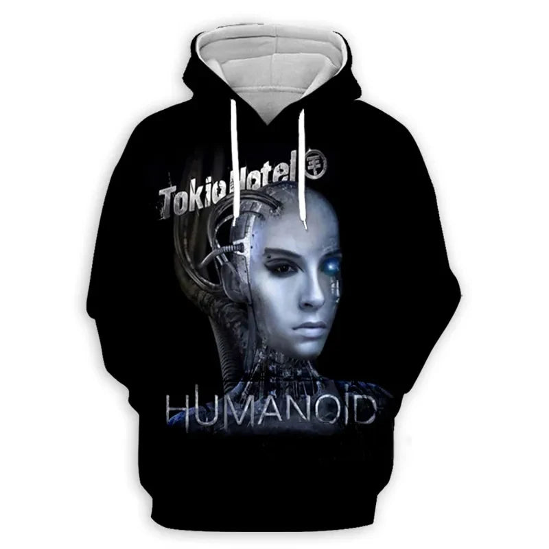 Tokio Hotel 3D Print Hoodies Men Women Fashion Casual Hoodie Oversized Pullovers Hooded Sweatshirts Harajuku Man Clothing