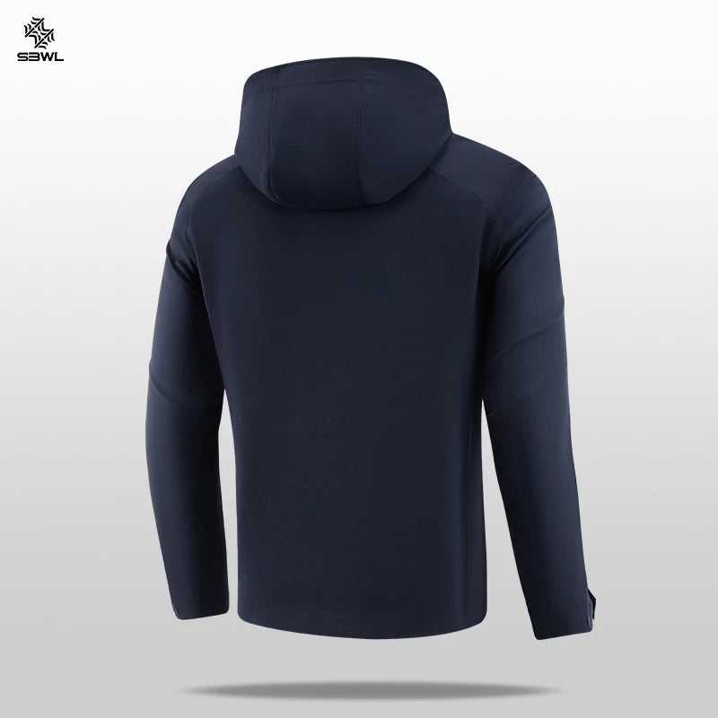 SBWL New 2026 Autumn/Winter Men's Outdoor Sports Long Sleeve Base Shirt Ski Running Hiking Mountaineering Sports T-Shirt Tops