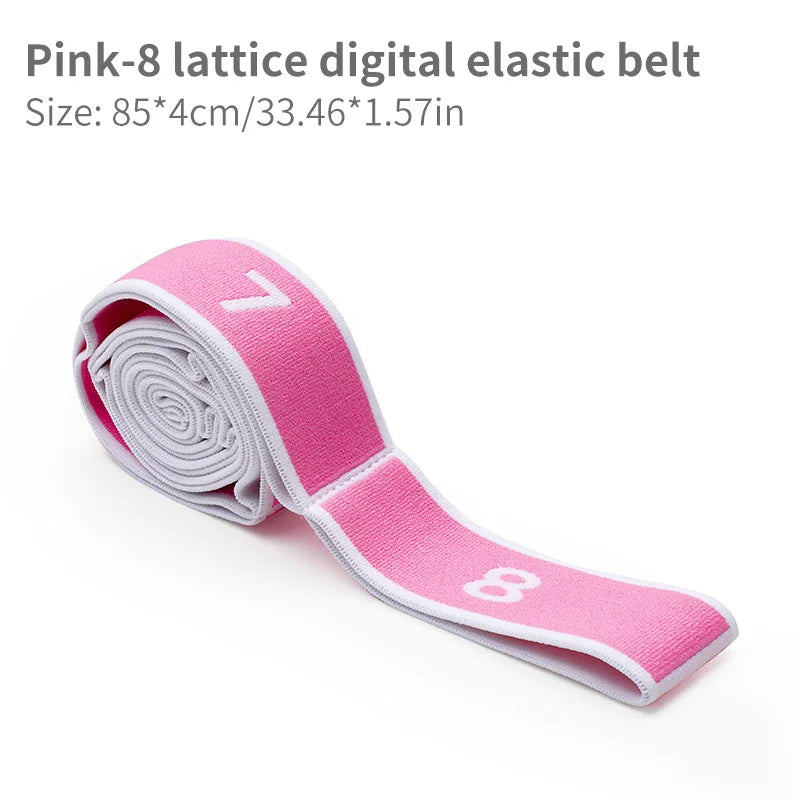 Children's Dance Elastic Band Digital Section for Stretching Resistance Belt Exercise Gymnastics Girls Rubber Band for Training