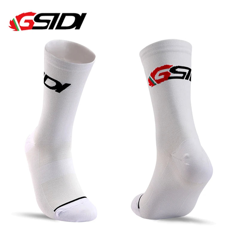GSTDI New Cycling Socks High Quality Compression Men Bike Outdoor Women Running Professional Sports Running