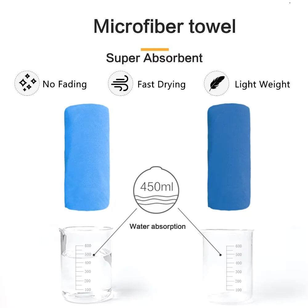 New Luxurious Large Microfiber Bath Towel,Super Absorbent, Quick-Drying Soft Bathroom Beach Yoga Gym Sports Towel