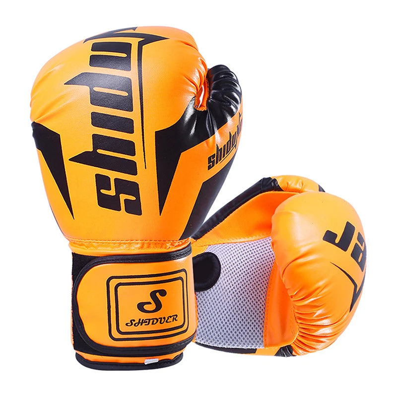 6/10 Oz PU Breathable Children's Adult Professional Sanda, Muay Thai, Taekwondo Neutral Breathable Boxing Gloves