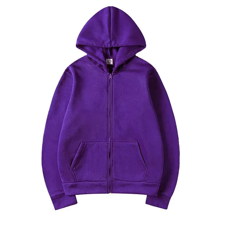 25 Fashion Casual Black Gray Blue Zipper Hoodie Hip Hop Street Wear Sweatshirts Skateboard Men/Woman Pullover Hoodies Male Hoodi