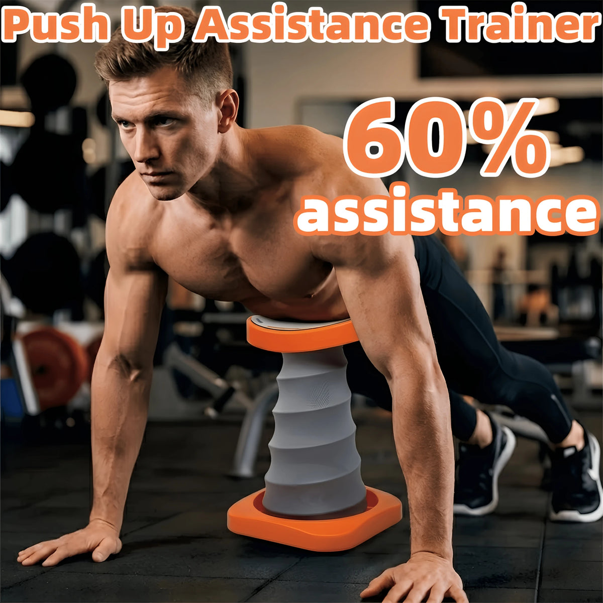 Push Up Assistance Trainer Spring Support Push-up Helper for Beginner Chest Arm Home Workout Fitnes Training Equipment Men Women