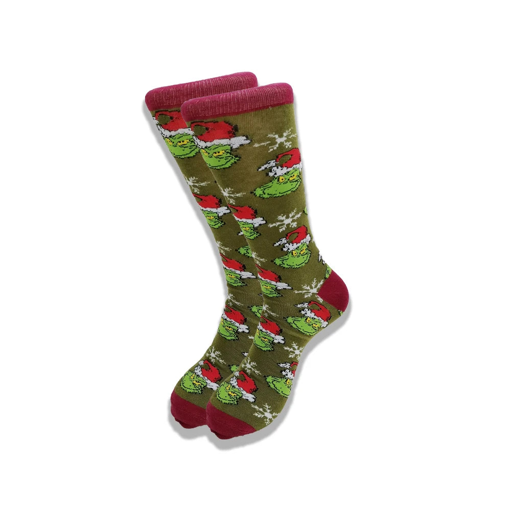 Cartoon and Animation fFashion Trend Men and Women Socks Autumn and Winter Street Style Middle Tub
