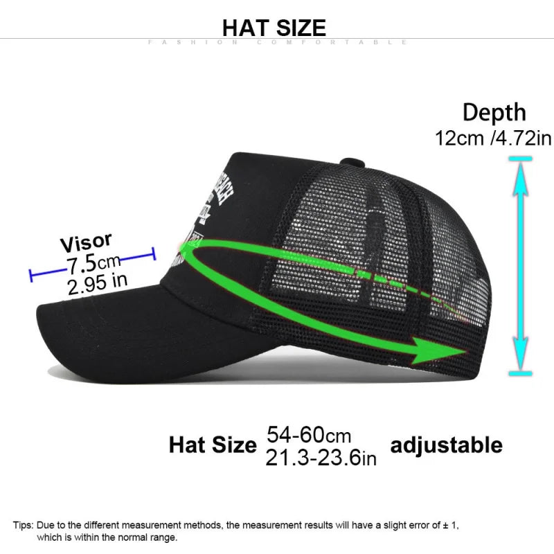 New Fashion Spring Summer Printed Mesh Breathable Baseball Cap Gorras Personality LOGO for Men WomenCouples Visor Hat Casquette