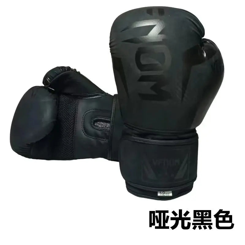 6/8/10/ 12 /14 /16oz Boxing Gloves PU Leather Muay Thai Guantes De Boxeo Free Fight MMA Sandbag Training Glove For Men Women