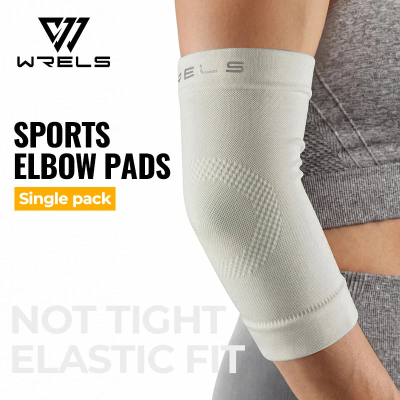 WRELS Elbow Brace Compression Arm Sleeve Breathable Ultralight Elbow Support Non Slip Men Women Basketball Gym Elbow Protector