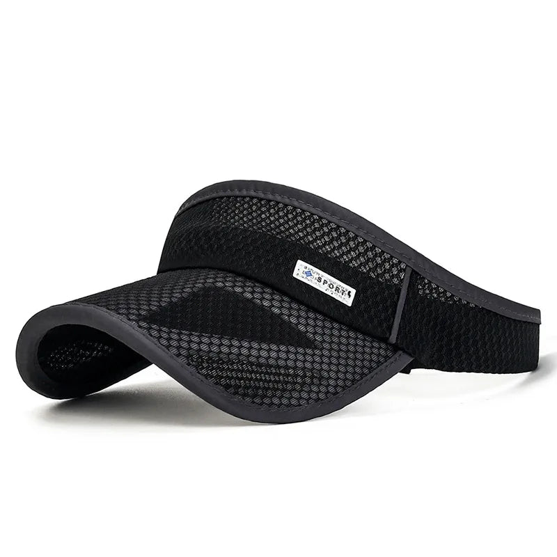 Sun Visor Men Women Mesh Adjustable Baseball Cap Sports Tennis Golf Running Hat
