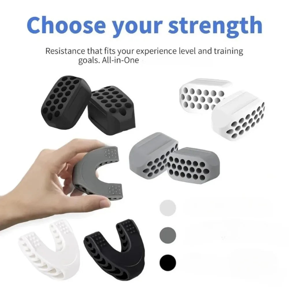 U Shape Facial Jaw Exerciser And Neck Toning Jawline For Men Women Face Muscle Trainin Resistance Double Chin Silicone Exercise