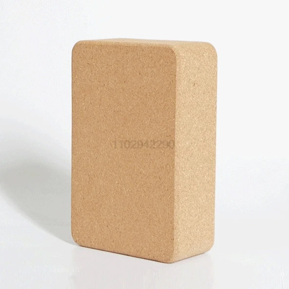 1/2Pcs Cork Yoga Blocks Non-Slip&Anti-Tilt Block Training Exercise Fitness Dance Tool for Stretching Body Shaping for Women Men