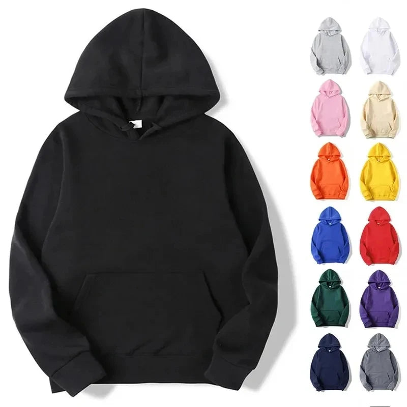 Plain Pullover Fleece Hoodies Unisex Hooded Sweatshirt Men Cheap Sublimation Black Hoodie For Men Sudaderas De Hombre