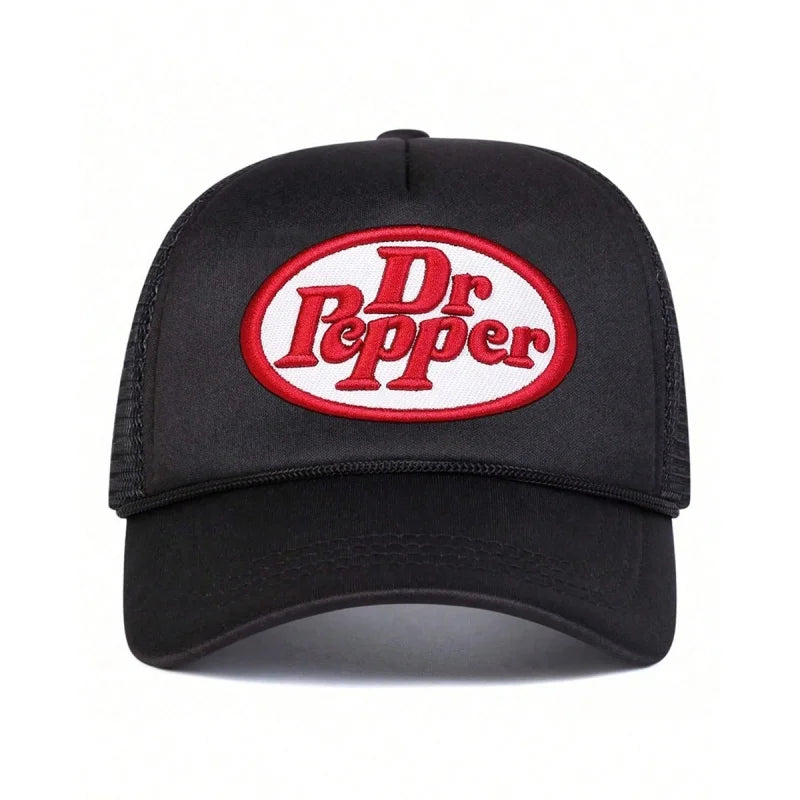 New Unisex Letter Embroidery Baseball Net Caps Spring Summer Outdoor Casual Hip Hop Hat Sun Hat Versatile Street Fashion Trucker