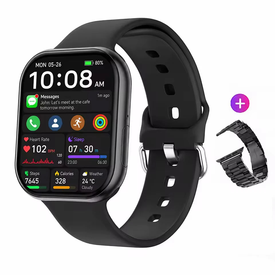 2026 Series 11 Genuine Watch GPS Smart Watch Men Woman Bluetooth Call Heart Rate Waterproof 100+ Sports NFC Smartwatch For IOS