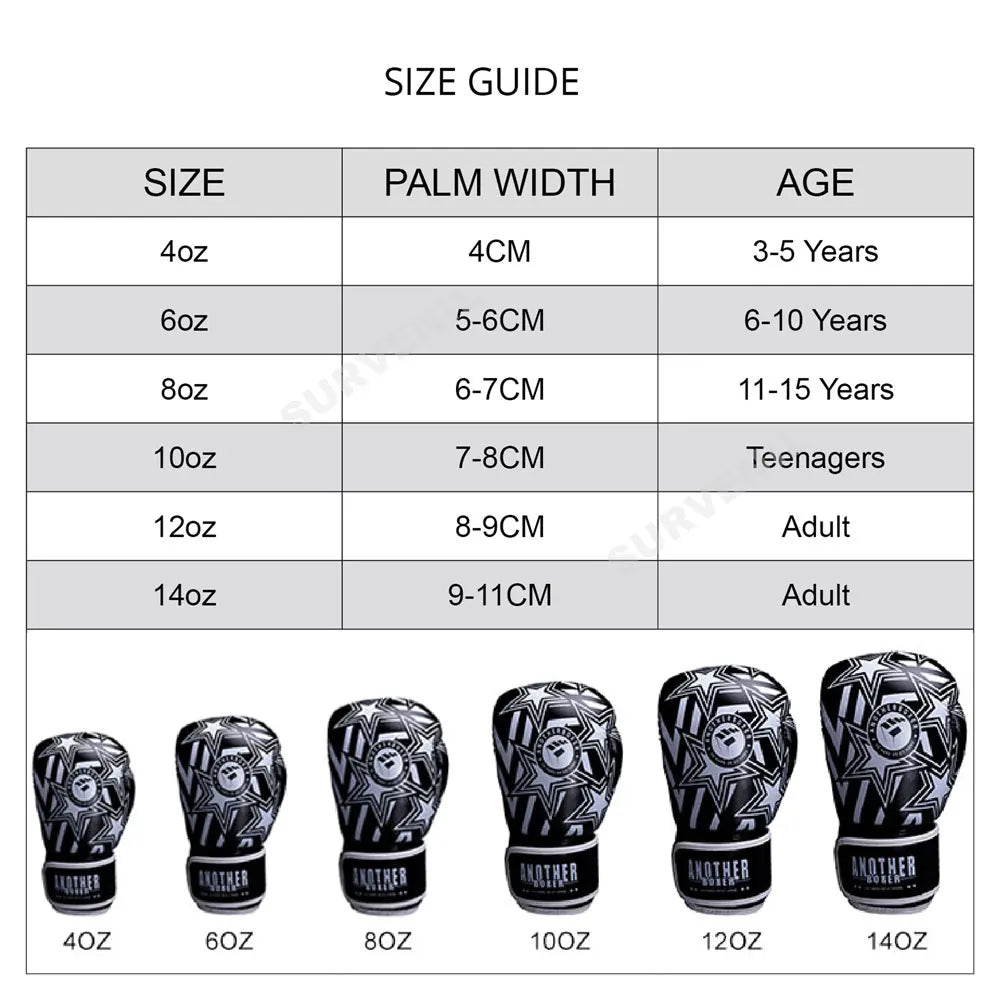 Kick Boxing Gloves 10/12/14oz/16oz PU Leather Professional Muay Thai MMA Kickboxing Glove Silver Sandbag Punch Training Gear