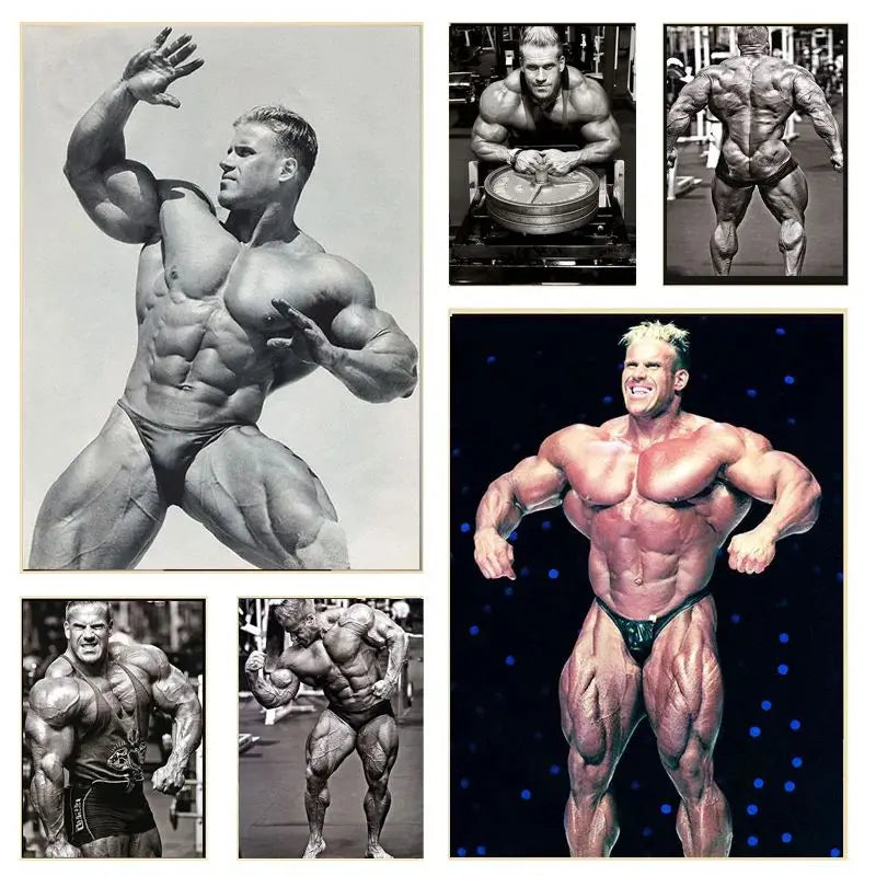 Classic Muscle GYM Star Jay Cutler Bodybuilder Poster Poster Prints Wall Art Canvas Painting Picture Photo Gift Room Home Decor