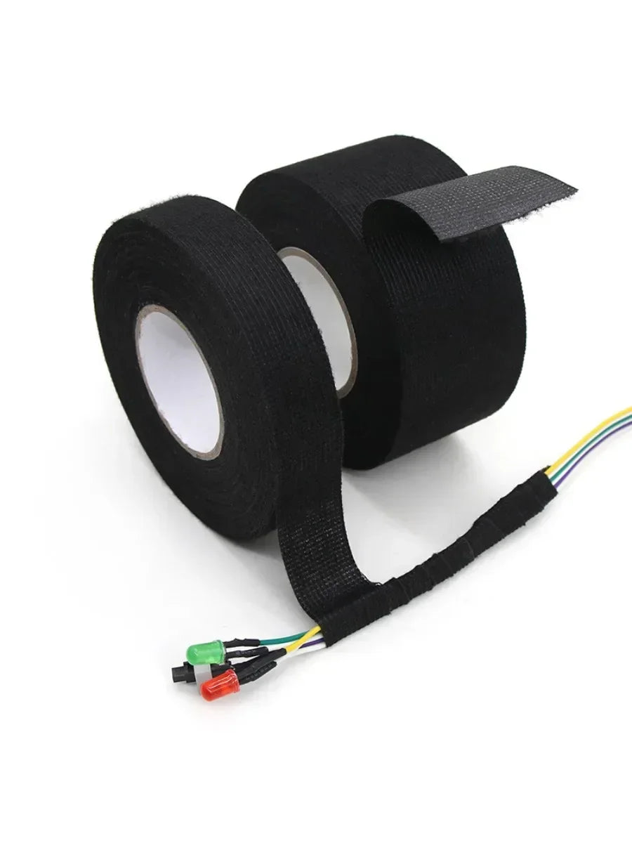 Electrical Tape Heat Resistant Harness Tape Insulation Automotive Fabric Cloth Tape Waterproof Noise Resistance Adhesives Tapes