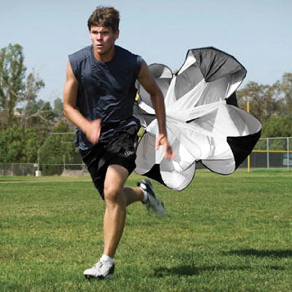 Kids Running Speed Parachute Adjustable Nylon Belt Parachute for Kids Youth Power Speed Training