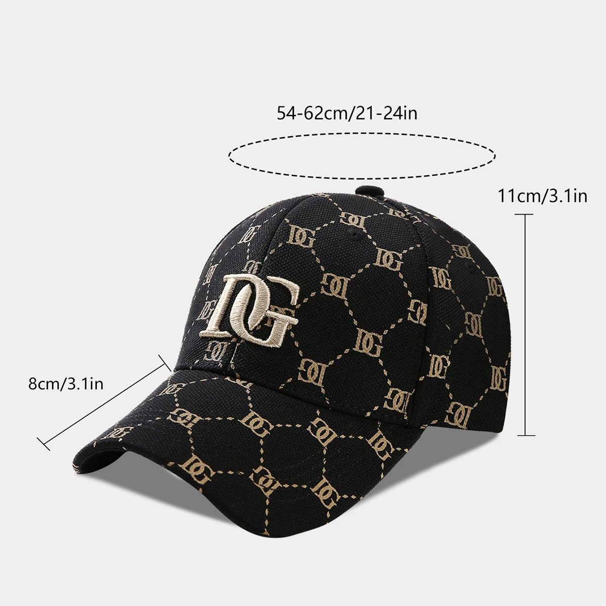 The New Korean Version of the Printed Letter Embroidered Cap, a Trendy All-Match Baseball Cap for Men and Women That Makes the Face Look Smaller