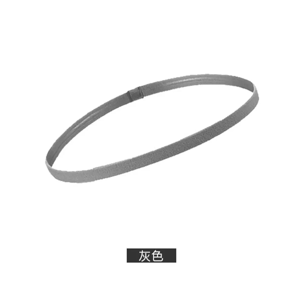 1/5pcs Candy Color Women Men Yoga Hair Bands Sports Headband Girls Sport Anti-slip Elastic Rubber Sweatband Football Running