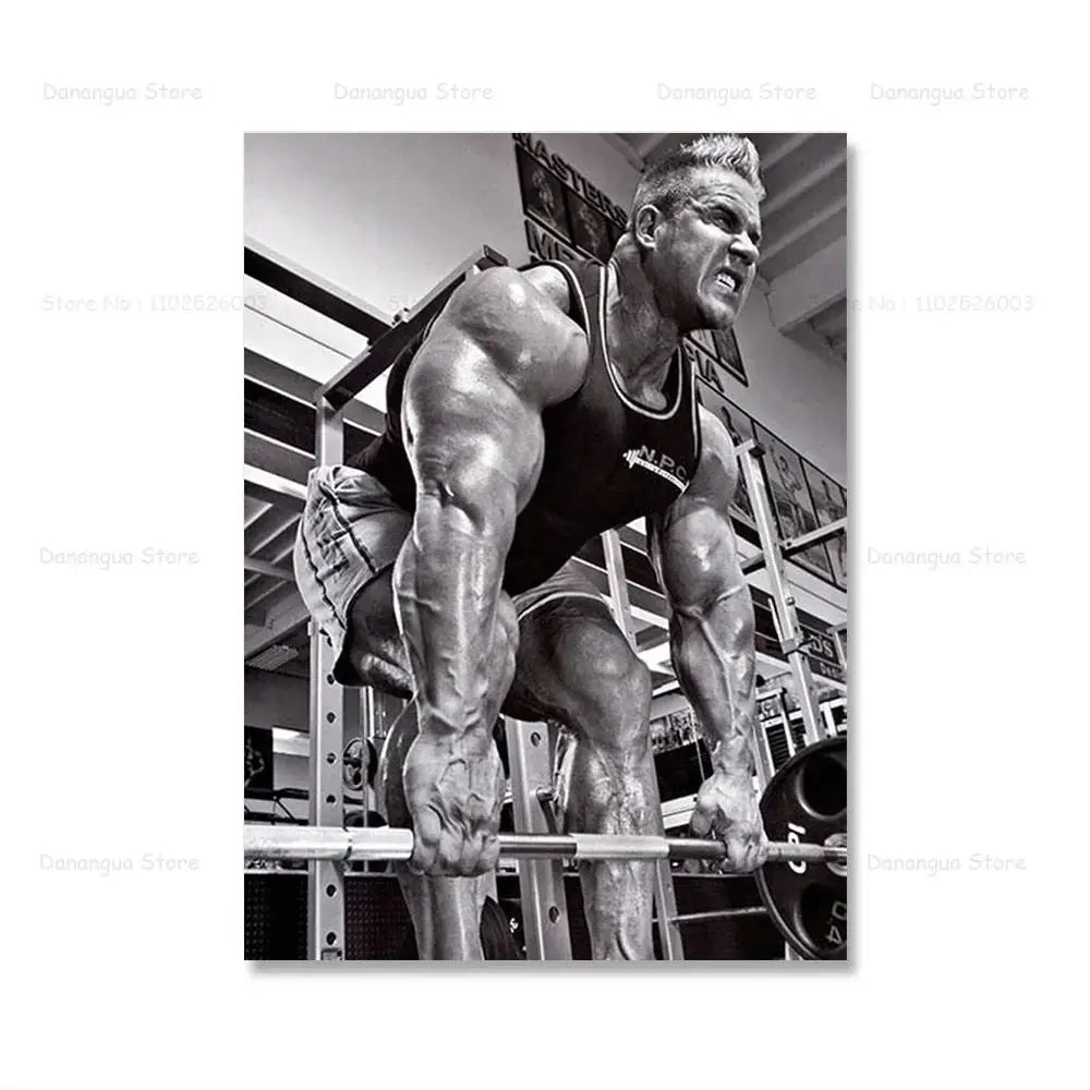Classic Muscle GYM Star Jay Cutler Bodybuilder Poster Poster Prints Wall Art Canvas Painting Picture Photo Gift Room Home Decor