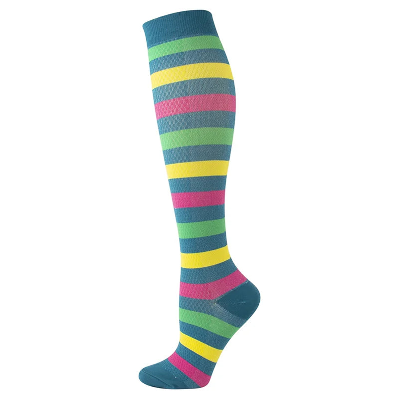 Compression Stockings Women Men 20-30 Mmhg Medical Nursing Varicose Veins Edema Diabetes Pregnancy Socks Basketball Golfs Sport