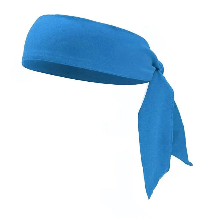 Color Elastic Sports Sweatband for Tennis Unisex Men Women Boy Girl Teens Headband Gym Fitness Yoga Hair Bands Athletic Headwear