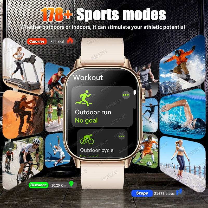 2026New Military Dual-band GPS Smart Watch Compass IP68K Waterproof Bluetooth Call Heart rate Sports Smart Watch For IOS Andriod