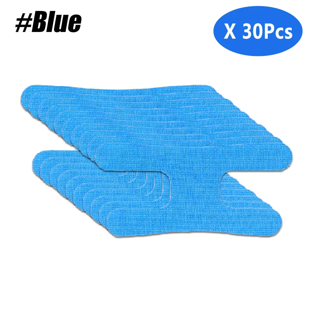 10/20/30PCS Precut Thumb Support Tape, Self Adhesive Elastic Kinesiology Patches, Finger Toe Bandage Strap for Outdoor Sports