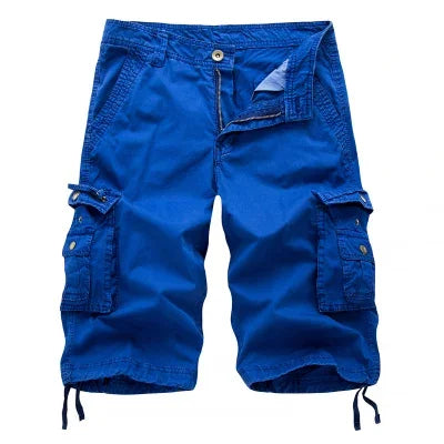 Cotton Cargo Shorts Men Summer Men Army Military Tactical Homme Shorts Male Casual Streetwear Multi-Pocket Cargo Shorts