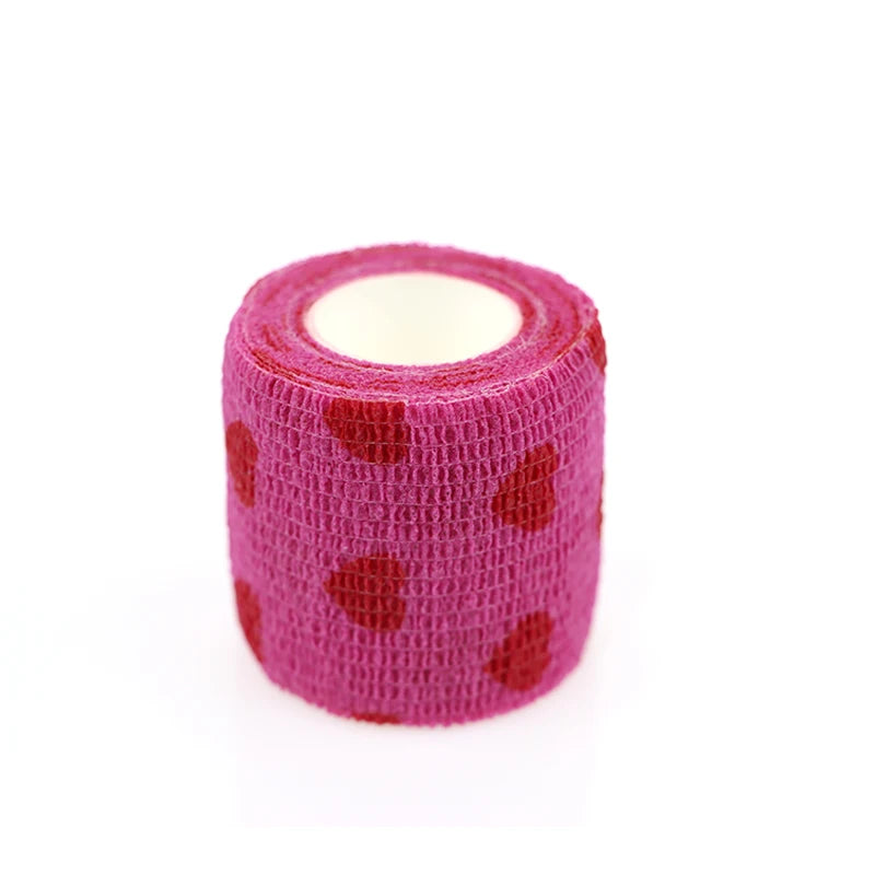 24 Rolls Elastic Bandage Self Adhesive Bandage Wrap Cohesive Tape Vet Wrap for Dog Cat Horse Pet Animals Ankle Sprains
