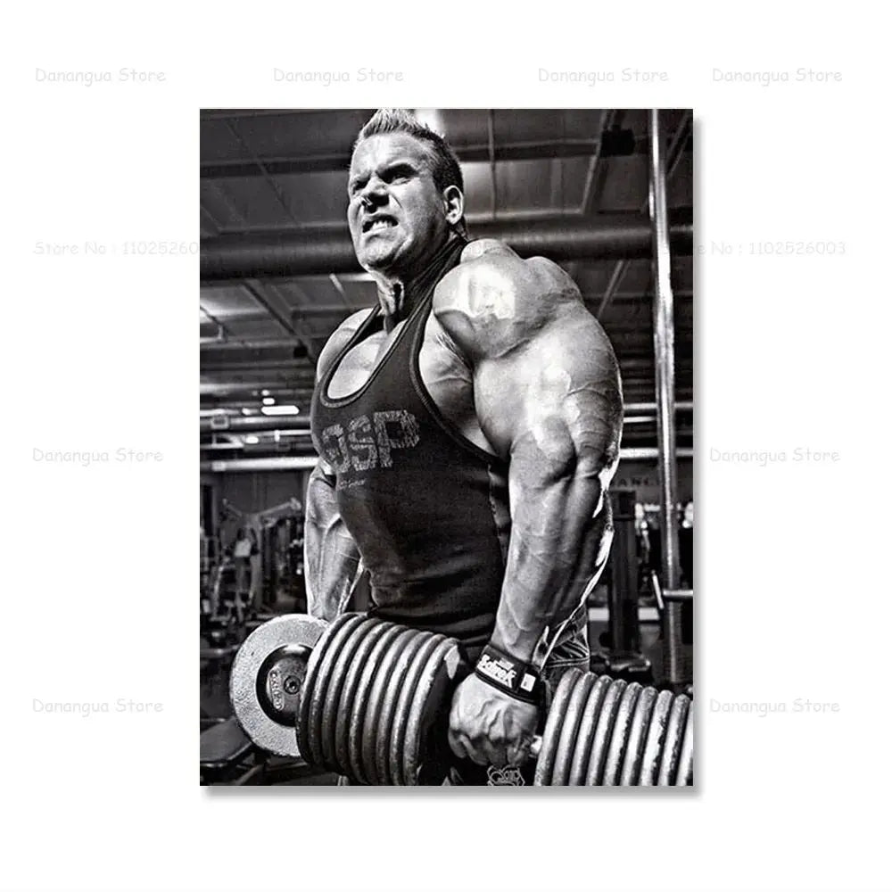 Classic Muscle GYM Star Jay Cutler Bodybuilder Poster Poster Prints Wall Art Canvas Painting Picture Photo Gift Room Home Decor