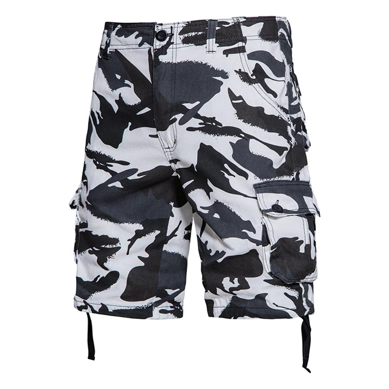 Loose Camouflage Beach Five Pants Men's Summer Cotton Thin Section In The Pants Summer Work Casual Shorts