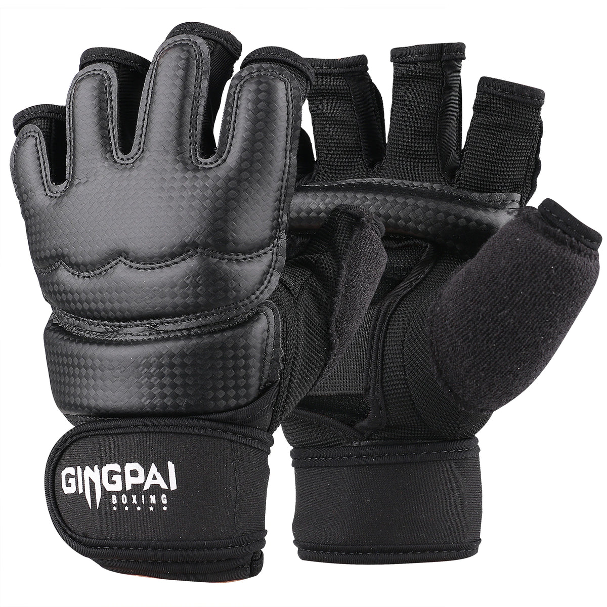 New Adult Kids Children Half Finger Boxing Gloves Mitts Sanda Karate Sandbag Taekwondo Protector Gloves Semi-Finger MMA Gloves