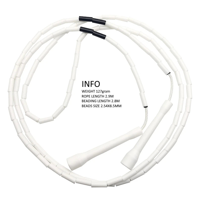 RA handle jump rope pvc rope bead rope abs pp material exercise nevertoolate hard beads alloy rope tpu rope anti cold