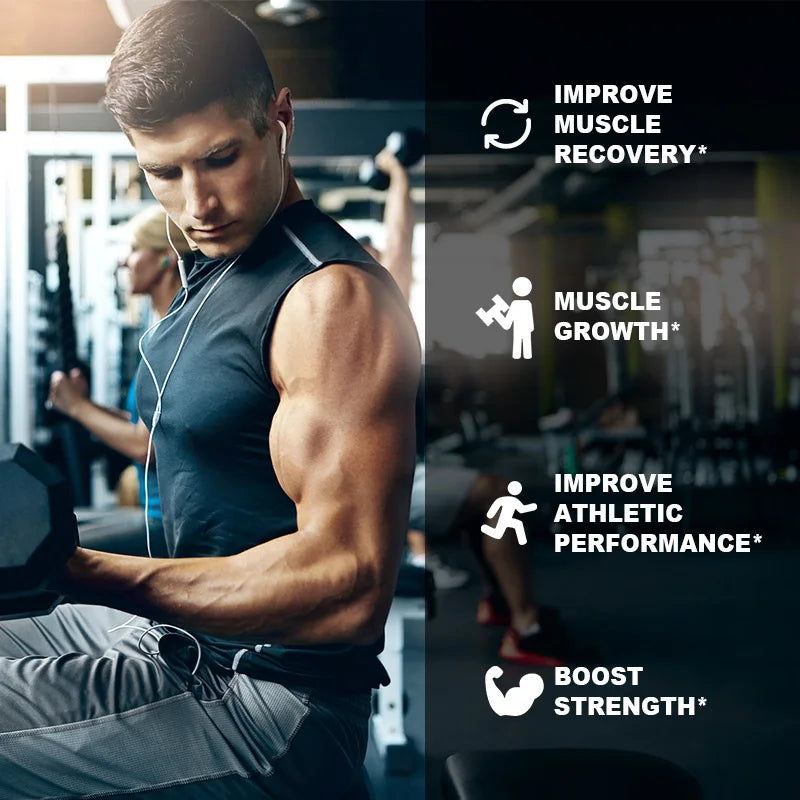 Creatine Monohydrate Capsules | Creatine Pills, Supports Workout Recovery, Lean Muscle Gain, Performance,Creatine Supplements