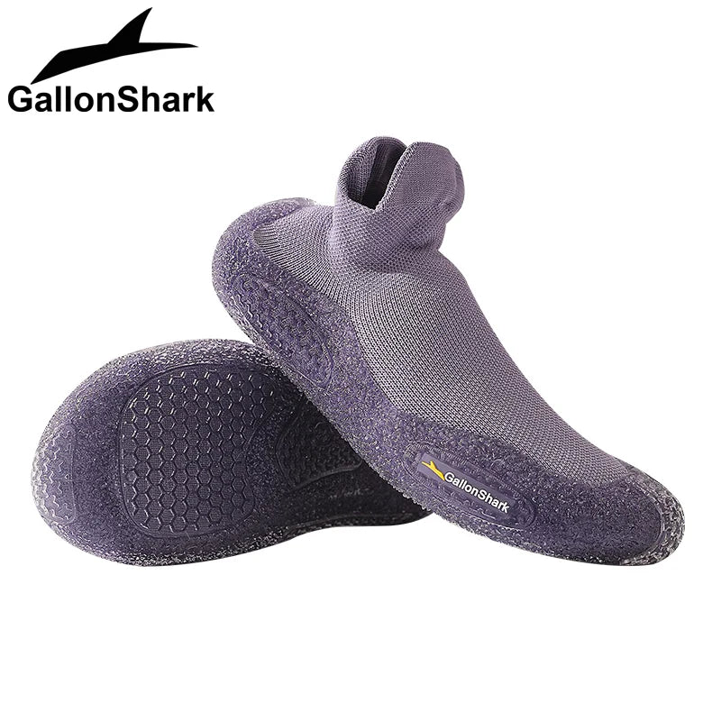 GallonShark Silent Indoor Sports Shoes and Socks Gym Ultra Lightweight Shock Absorbent Breathable Anti Slip Soft Bottom Yoga Jum