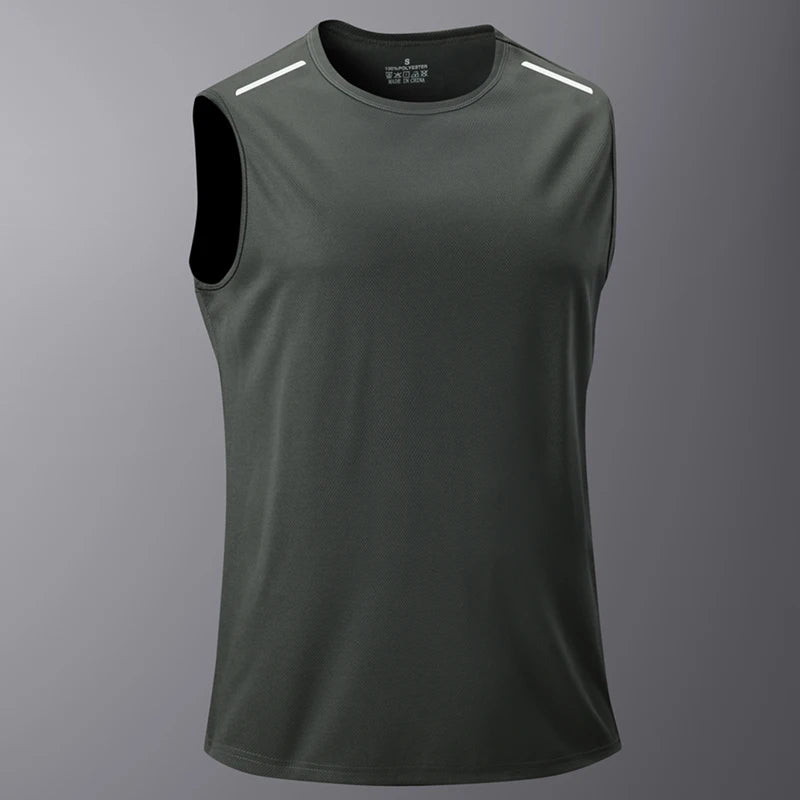 Summer Sleeveless Fitness Vest for Men And Women Quick-Drying Breathable Running Short-T Sports Style