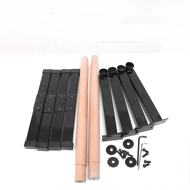 Fitness Parallel Bars Wooden Steel Push Up Handstand Antiskid Bracket Rack Weight Muscle Training Grip Handle Exercise Equipment