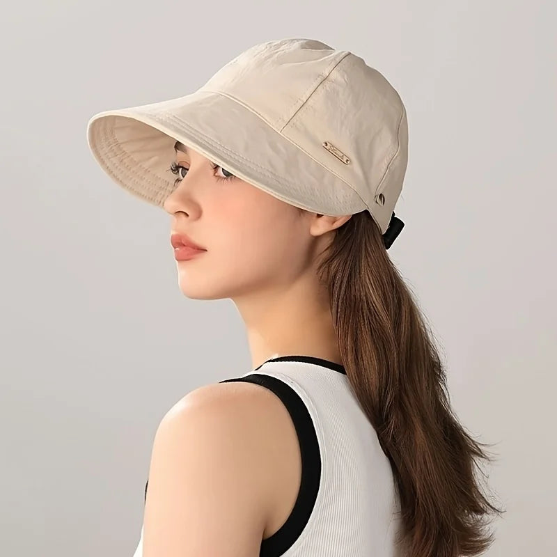 2026 New Women Thin Sun Hat, UV Protection Large Head Size Baseball Cap Breathable Outdoor Visor Cap