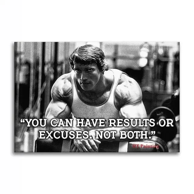 Scandinavian Classic Fashion Wall Art Arnold Schwarzenegger Bodybuilding Canvas Poster Print Home Bedroom Living Room Decoration