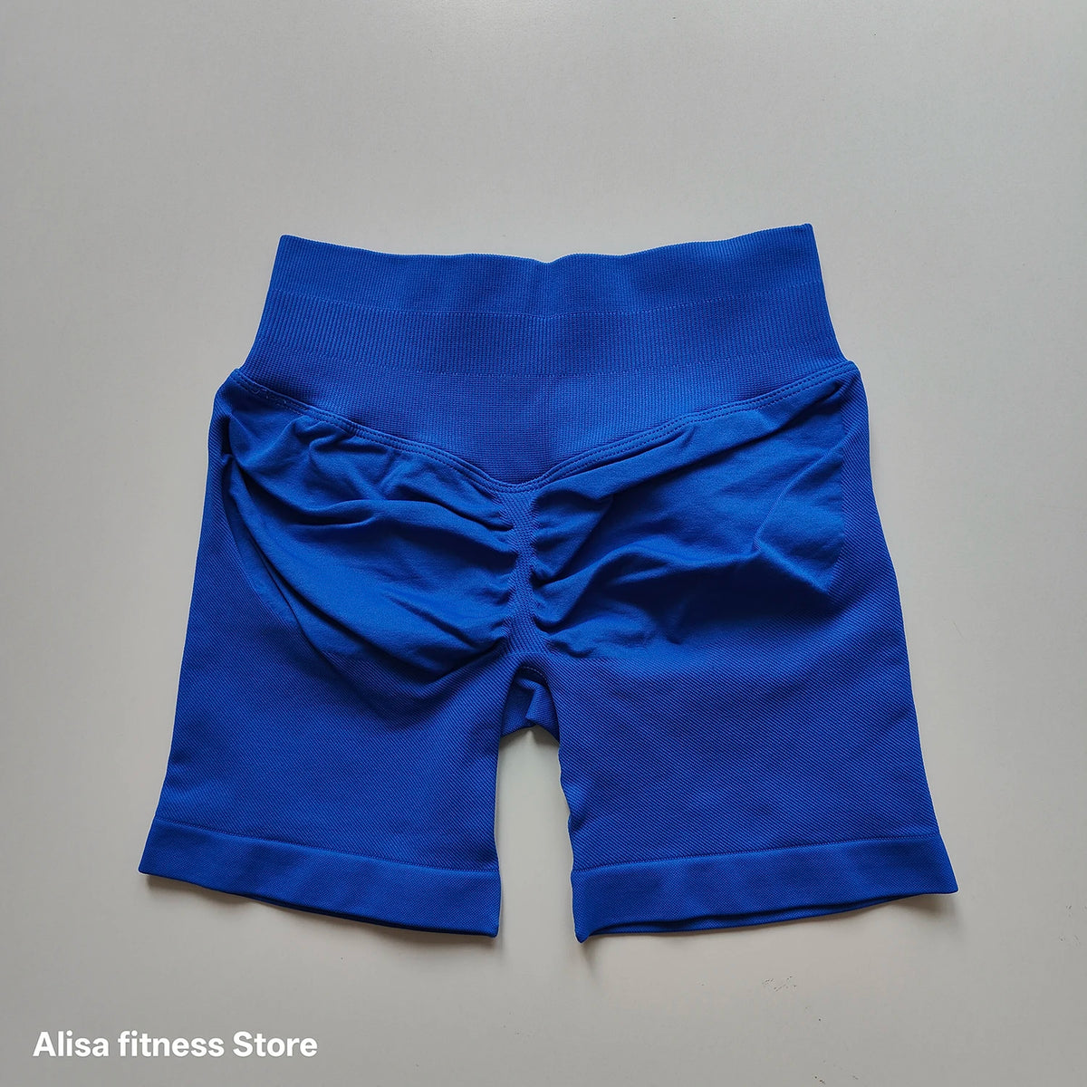 Summer High Waisted Yoga Shorts Tummy Control Seamless Fitness Shorts Sexy Running Fitness Short Pants Solid Color Yoga Leggings