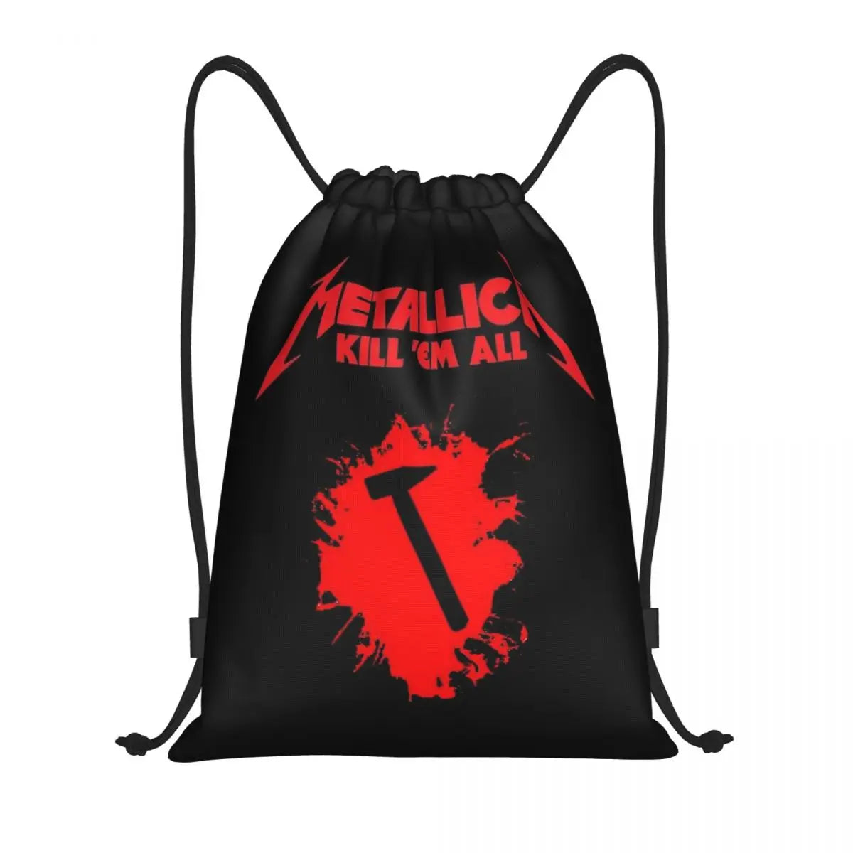Metallicas M72 Word Tour Backpacks Multi-function Drawstring Bags Sports Bag Book Bags for Travel Students