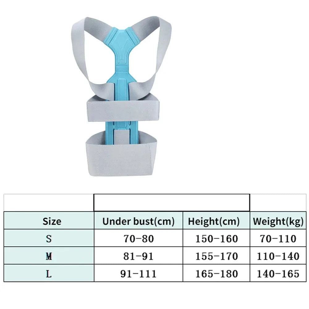 Upper Back Adjustable Posture Corrector Posture Clavicle Support Corrector Invisible Comfortable Back Straight Shoulders Brace