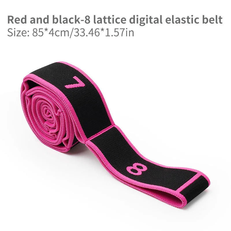 Children's Dance Elastic Band Digital Section for Stretching Resistance Belt Exercise Gymnastics Girls Rubber Band for Training