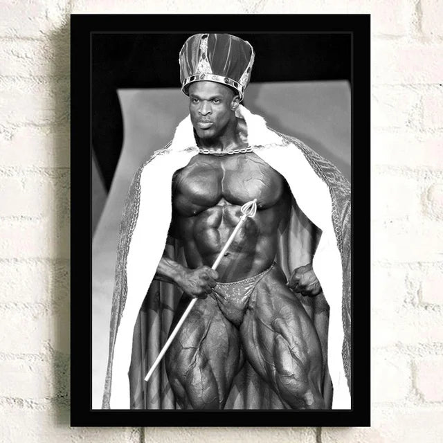 Ronnie Cullman Bodybuilder, Male Gym Muscle Fitness Champion Hot Sale, Print Art Canvas Poster, Living Room Decor, Home Picture