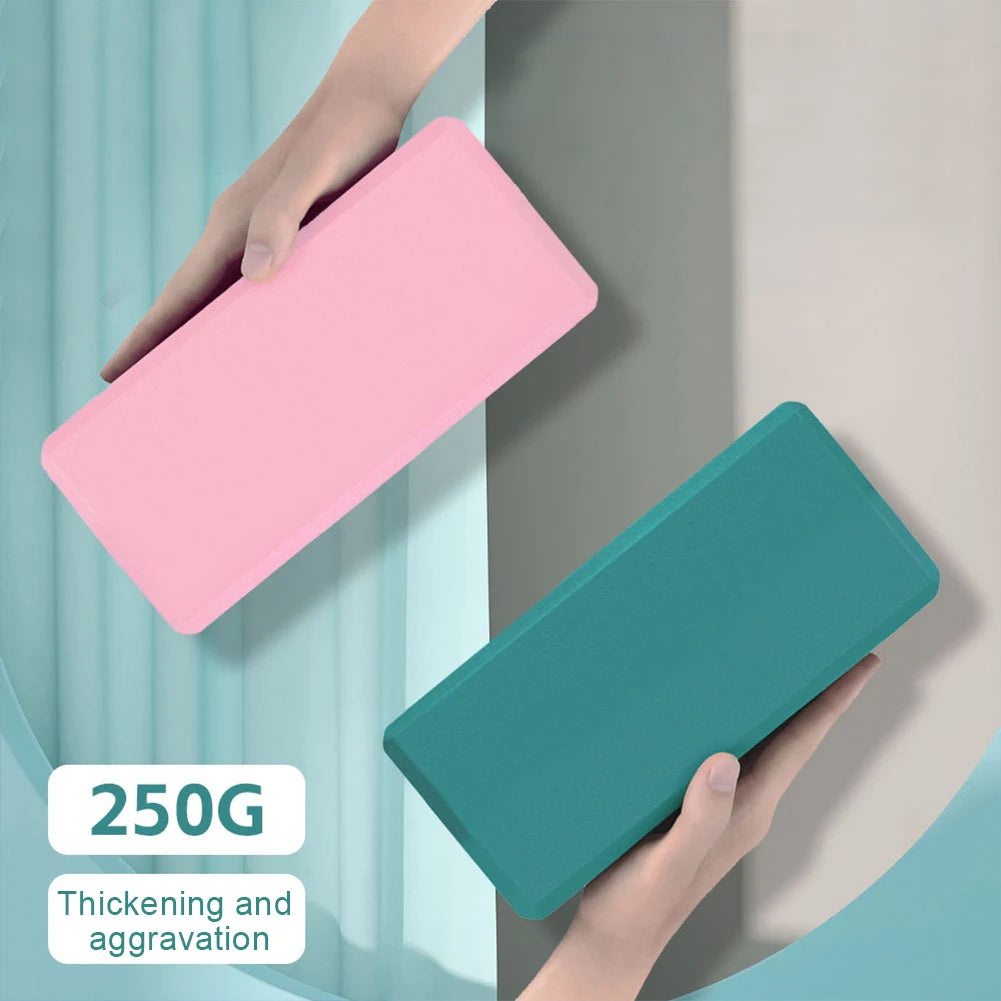 1-5PCS EVA Yoga Block Solid Color Yoga Balance Bricks Moisture-Proof High Density Yoga Blocks Body Shaping Blocks for Meditation