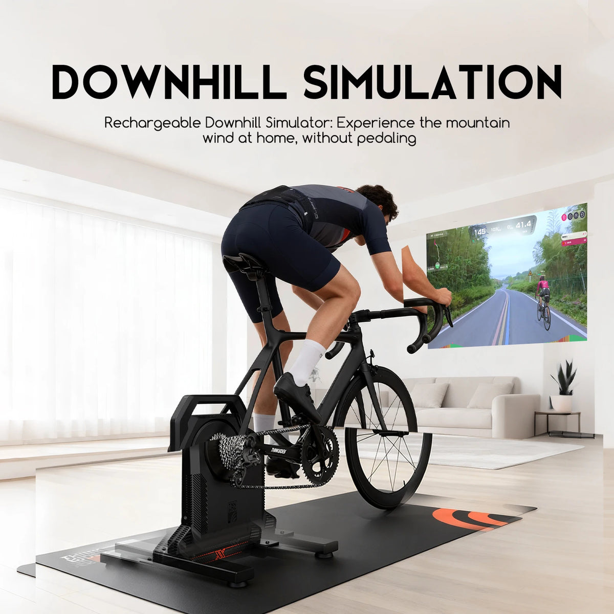 ThinkRider XXPRO Direct Drive Smart Bike Trainer Max 2500W Indoor Training Generate electricity by oneself Bicycle Roller